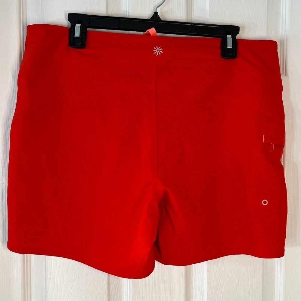 Athleta Women's‎ Red Shorts Size 12 - Picture 3 of 7